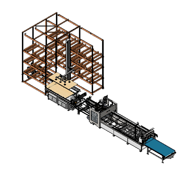 One-Stop Full Workshop Line with ASRS